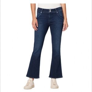 HUDSON JEANS Collin Mid-Rise Cropped Bootcut Jeans
